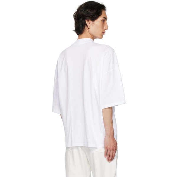 질샌더 질샌더 Jil Sander White Mock Neck T-Shirt 232249M213003