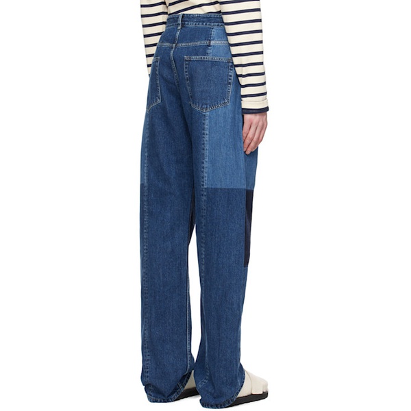 질샌더 질샌더 Jil Sander Blue Paneled Jeans 241249M186004