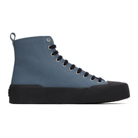 질샌더 Jil Sander Blue High-Top Sneakers 231249M237032