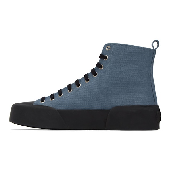 질샌더 질샌더 Jil Sander Blue High-Top Sneakers 231249M237032