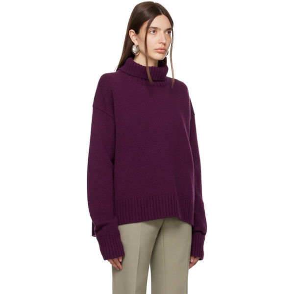 질샌더 질샌더 Jil Sander Purple Droptail Sweater 232249F099000