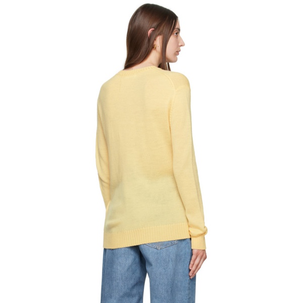 질샌더 질샌더 Jil Sander Yellow Embroidered Sweater 232249F096015