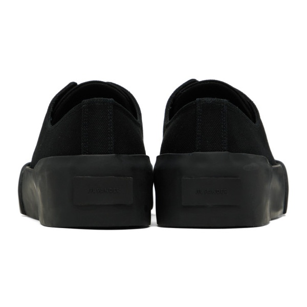 질샌더 질샌더 Jil Sander Black Canvas Sneakers 231249M237023