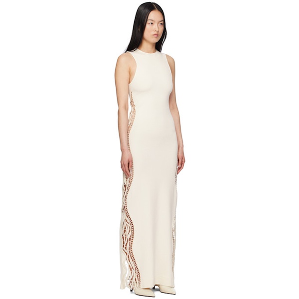 질샌더 질샌더 Jil Sander 오프화이트 Off-White Lace Panel Maxi Dress 241249F055011