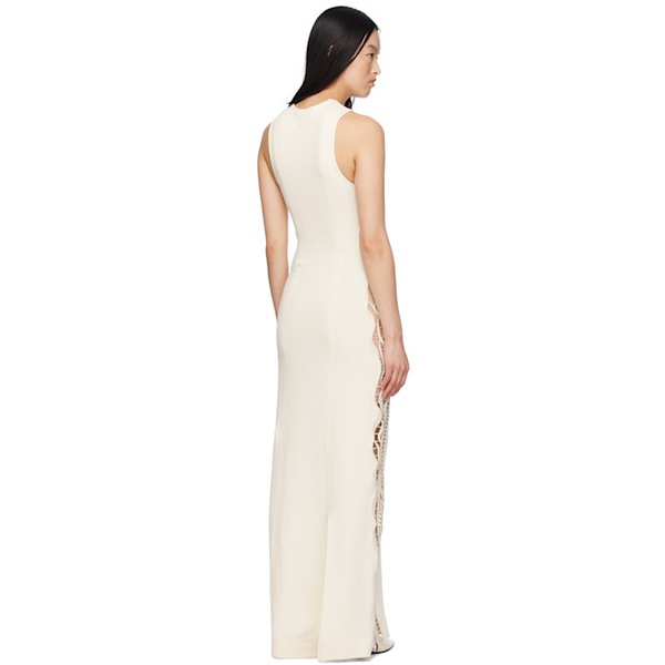 질샌더 질샌더 Jil Sander 오프화이트 Off-White Lace Panel Maxi Dress 241249F055011