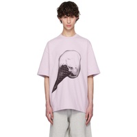 질샌더 Jil Sander Pink Printed T-Shirt 242249M213003