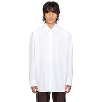 질샌더 Jil Sander White Spread Collar Shirt 242249M192012