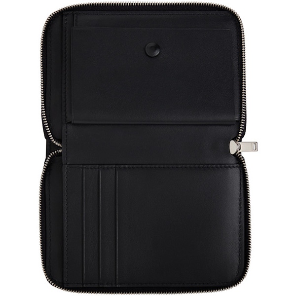 질샌더 질샌더 Jil Sander Black Pocket Zip Around Wallet 242249M164000