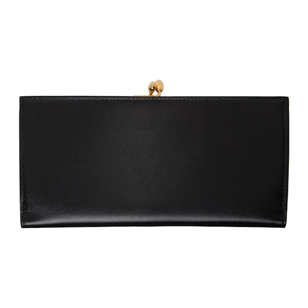 질샌더 질샌더 Jil Sander Black Goji Medium Wallet 242249F040004