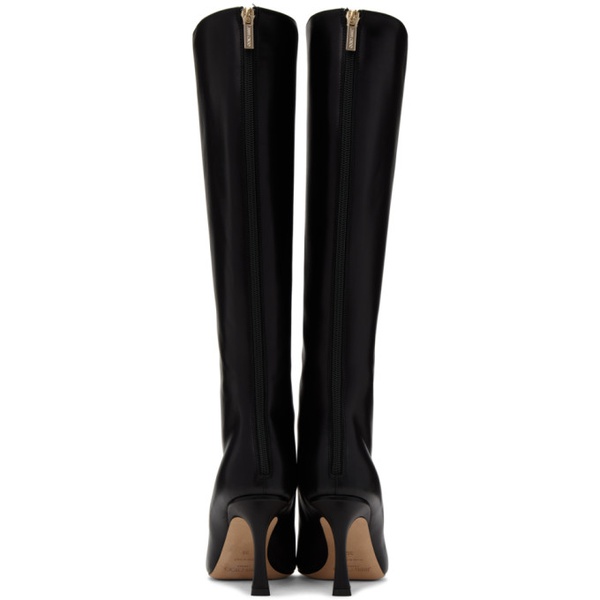  지미 추 Jimmy Choo Black Agathe 85 Boots 232528F115007