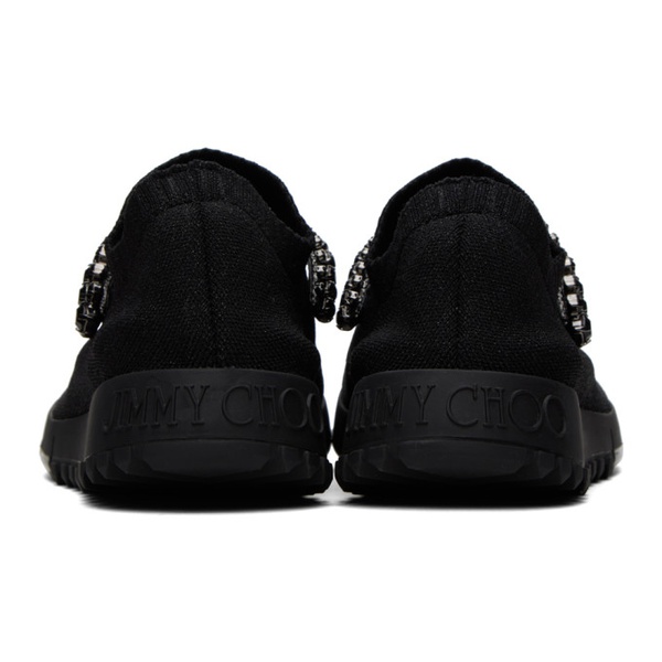  지미 추 Jimmy Choo Black Verona Sneakers 241528F128001