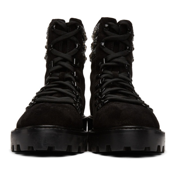  지미 추 Jimmy Choo Black Eshe Flat Boots 221528F113005