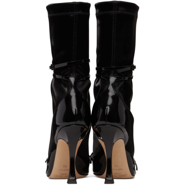  지미 추 Jimmy Choo Black 뮈글러 Mugler 에디트 Edition Strap Ankle Boots 221528F113030