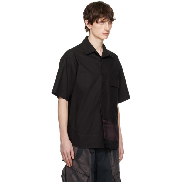  JiyongKim Black Oversized Shirt 241385M192004