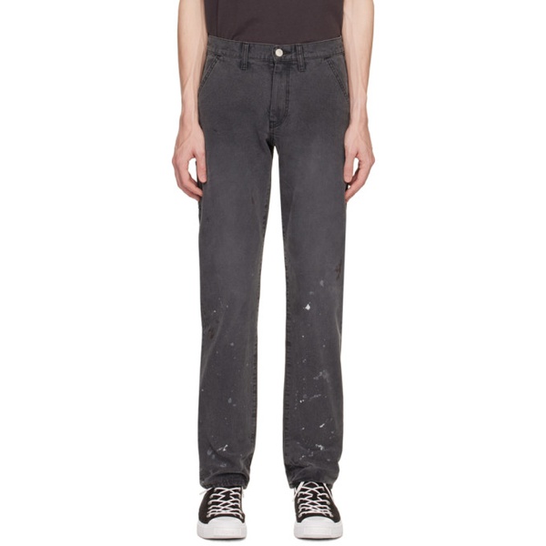  존 엘리어트 John Elliott Black Work Trousers 231761M191002