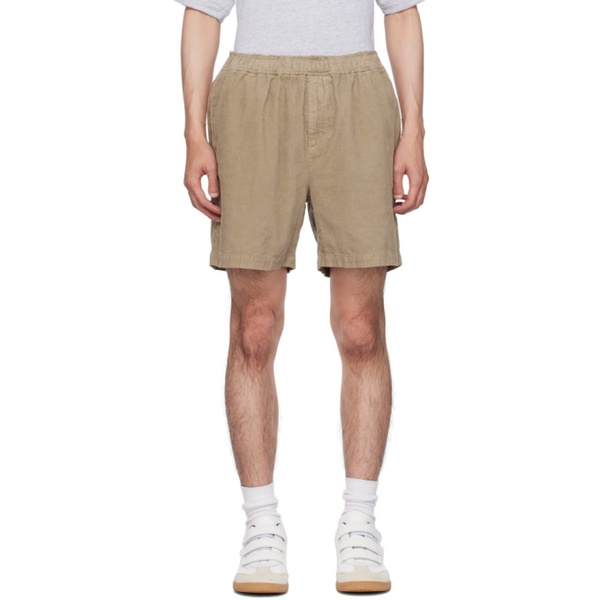  존 엘리어트 John Elliott Taupe Frayed Shorts 232761M192010