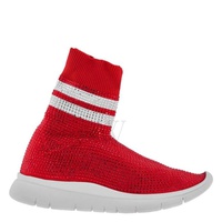 Joshua Sanders Ladies Red Sneakers Sock All Strass 10567 Red
