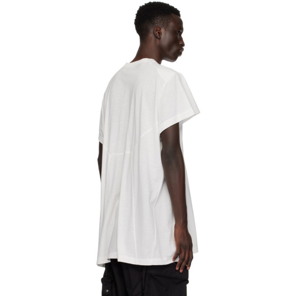  줄리어스 Julius 오프화이트 Off-White Paneled T-Shirt 241420M213024