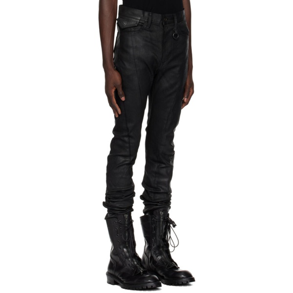  줄리어스 Julius Black Arched Skinny Jeans 241420M186006