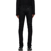 줄리어스 Julius Black Zip Jeans 232420M186005