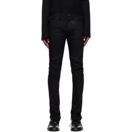 줄리어스 Julius Black Zip Jeans 232420M186005