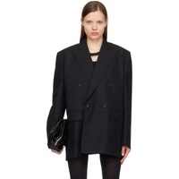 준야 와타나베 Junya Watanabe Black Open Back Blazer 241253F057000