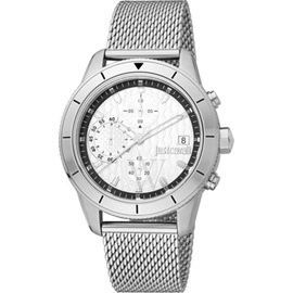 Just Cavalli MEN'S Maglia Chronograph Stainless Steel Silver-tone Dial Watch JC1G215M0045