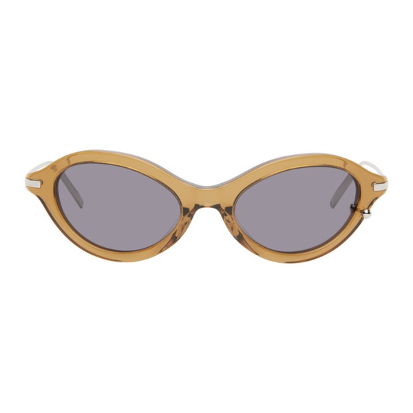 마르니 주스틴 클렁퀘 Justine Clenquet SSENSE Exclusive Brown Neve Sunglasses 241235M134000