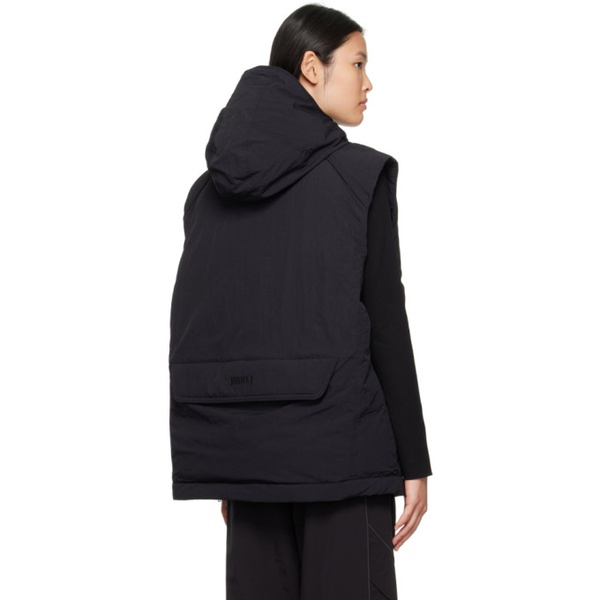  준지 Juun.J Black Hooded Down Vest 232343F068000