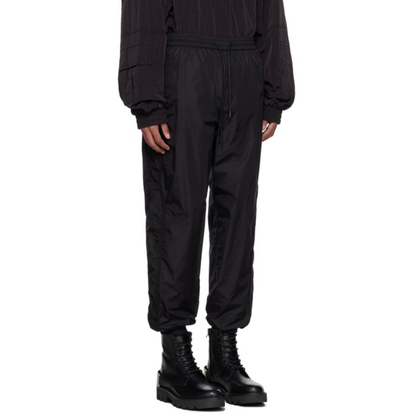  준지 Juun.J Black Embroidered Track Pants 232343M190002