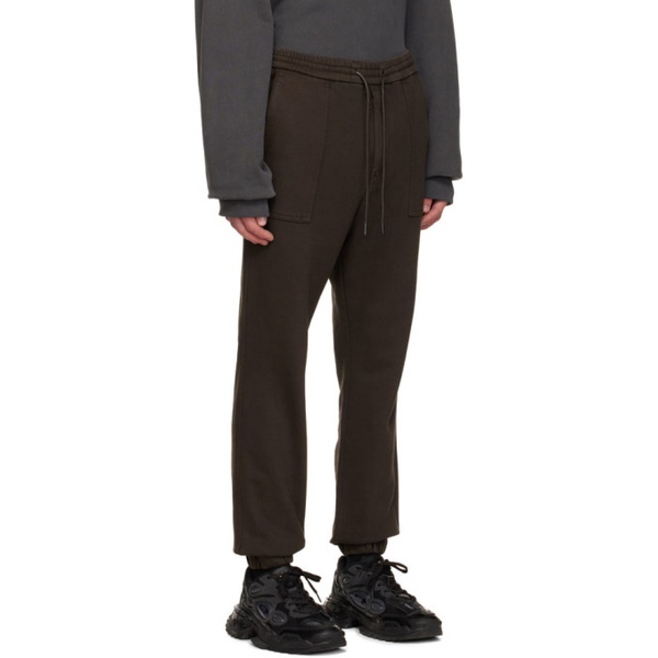  준지 Juun.J Brown Garment-Dyed Lounge Pants 222343M190006