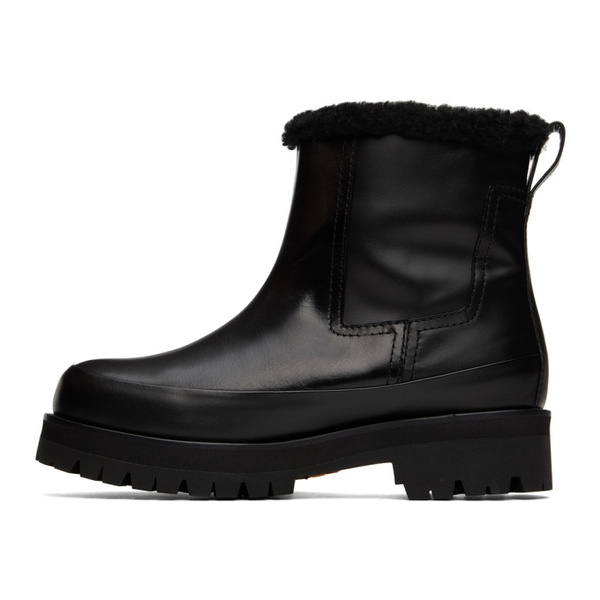  준지 Juun.J Black Mustang Boots 222343F113002