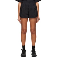 준지 Juun.J Black Drawstring Shorts 231343F088004