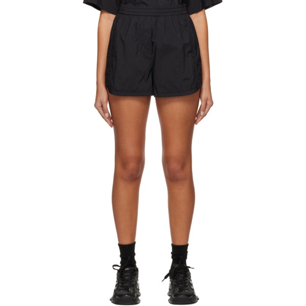  준지 Juun.J Black Drawstring Shorts 231343F088004