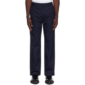 K.NGSLEY Navy So Hard Trousers 241905M191002