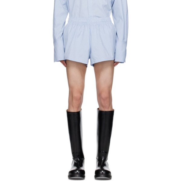  K.NGSLEY Blue Get It Shorts 232905M193002