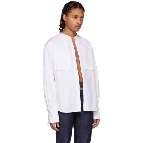  K.NGSLEY SSENSE Exclusive White Murray Shirt 231905M192003