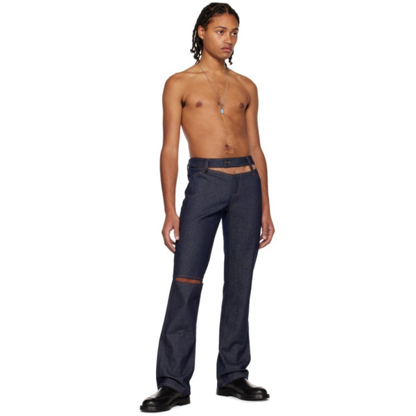  K.NGSLEY Indigo RaceHim Jeans 231905M186001