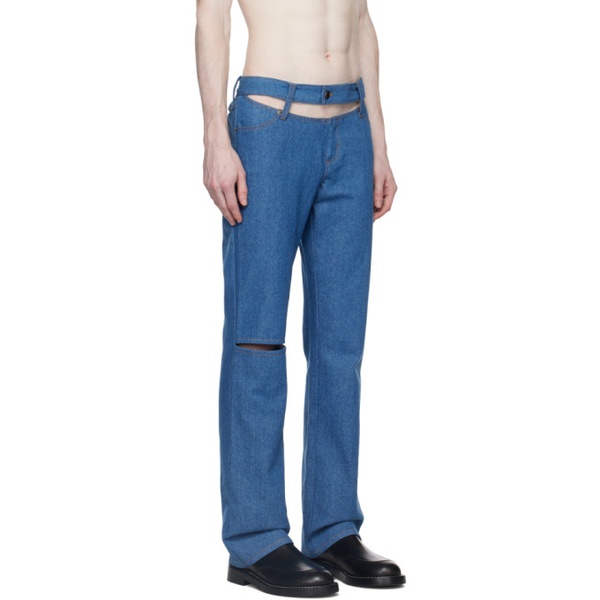  K.NGSLEY Blue Raver Jeans 232905M186002