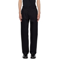 K.NGSLEY Black So Hard Trousers 232905M191001