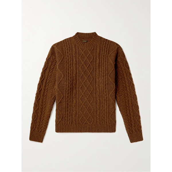  KAPITAL Intarsia Cable-Knit Wool-Blend Sweater 1647597283522463