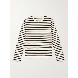 KAPITAL Printed Striped Cotton-Jersey T-Shirt 1647597309323274