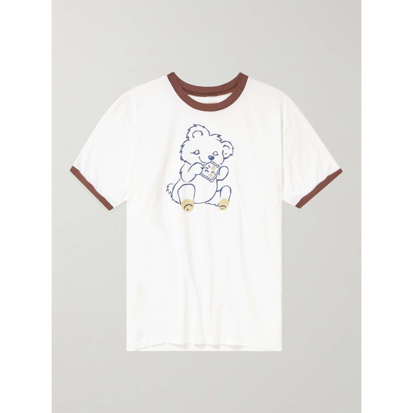  KAPITAL Printed Cotton-Jersey T-Shirt 1647597325373057