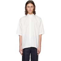 KAPTAIN SUNSHINE White Spread Collar Shirt 241194M192003