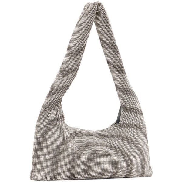  카라 KARA Silver Swirl Armpit Bag 231493F048030