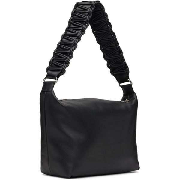  카라 KARA Black XL Lattice Pouch Bag 232493F048022
