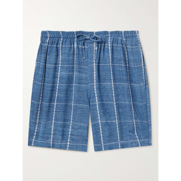  KARDO Straight-Leg Checked Cotton Drawstring Shorts 1647597308646760