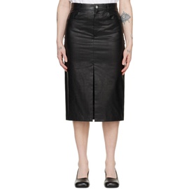 카슬 에디션스 KASSL 에디트 Editions Black 5-Pocket Midi Skirt 241278F090003