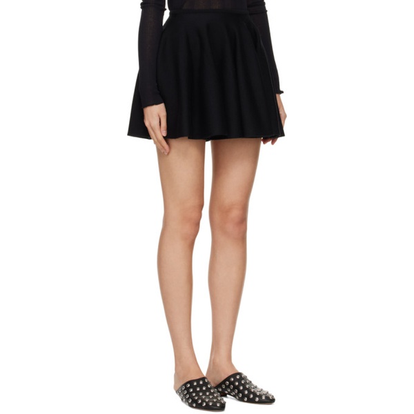  케이트 KHAITE Black The Ulli Miniskirt 241914F090000