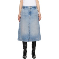 케이트 KHAITE Blue Charlene Denim Midi Skirt 241914F092002